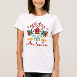 Camiseta Amor Amsterdão, Países Baixos (Holland)