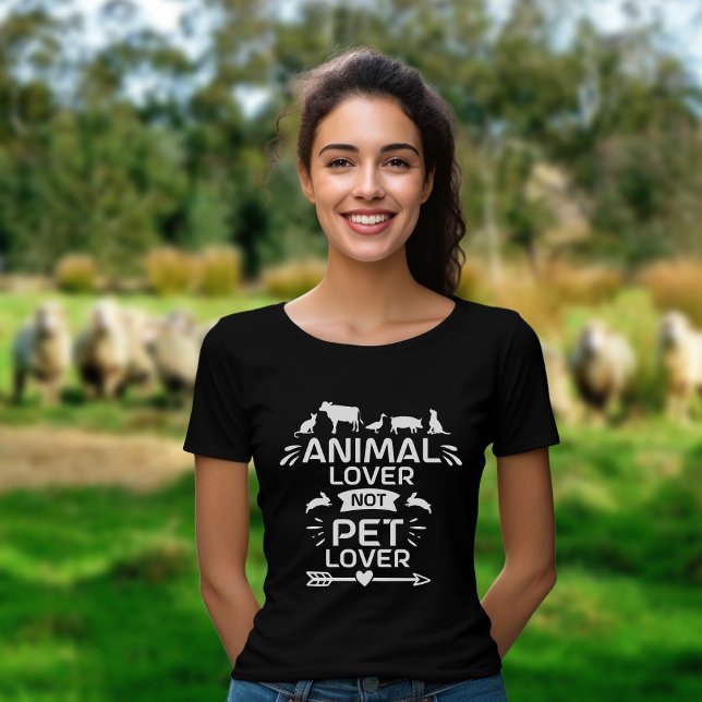 Camiseta Amor Animal Não Pet Amor, Ativismo Vegano (Criador carregado)