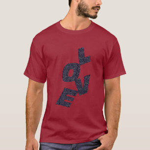 Camiseta Amor ao dia de os namorados