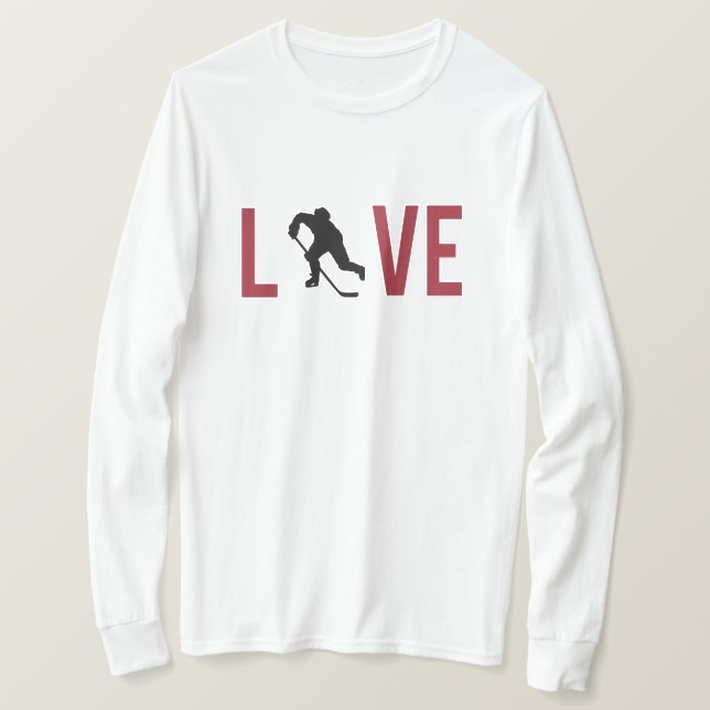 Camiseta Amor ao Hóquei (Frente do Design)