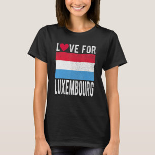 Camiseta Amor ao Luxemburgo