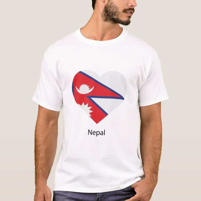 Camiseta Amor ao Nepal (Frente)