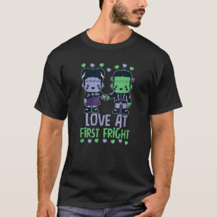 Camiseta Amor ao Primeiro Fright Kawaii Frankenstein Monste