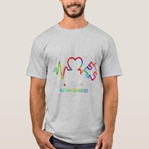 Camiseta Amor ao Vivo Aceita Autismo Sensibilização Mês