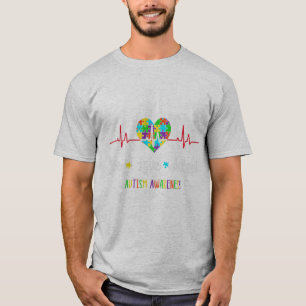 Camiseta Amor ao Vivo Aceite Autismo Sensibilização Mãe,