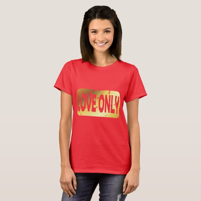 Camiseta Amor apenas T-Shirt (Frente Completa)