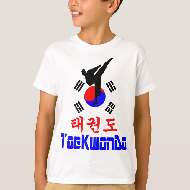 Camiseta ☐ ☯ Amor Arte Marcial Coreana TaeKwonDo Crewneck (Frente)