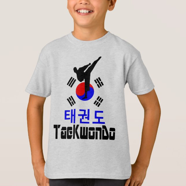 Camiseta ☐ ☯ Amor Arte Marcial Coreana TaeKwonDo Crewneck (Frente)