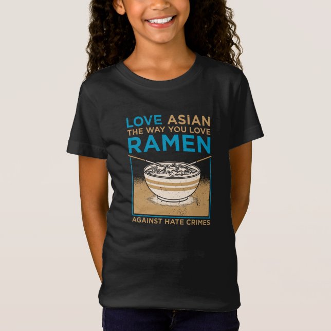Camiseta Amor Asiático Da Forma Que Você Gosta De Ramen (Frente)