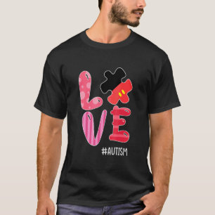 Camiseta Amor Autismo Conscientização Puzzle Fita Tolerânci