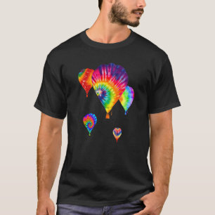 Camiseta Amor Balão de Ar Quente TieDye Balonismo Hobby Ves