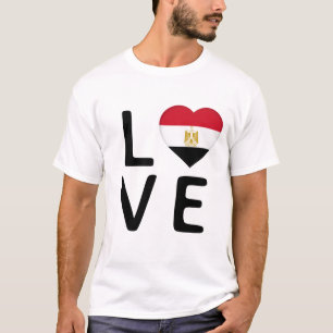 Camiseta Amor - Bandeira do Egito