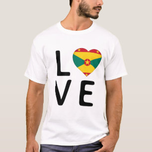 Camiseta Amor - Bandeira Granada
