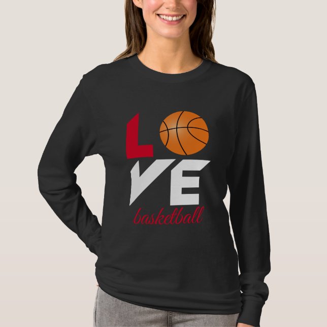 Camiseta Amor, basquete (Frente)