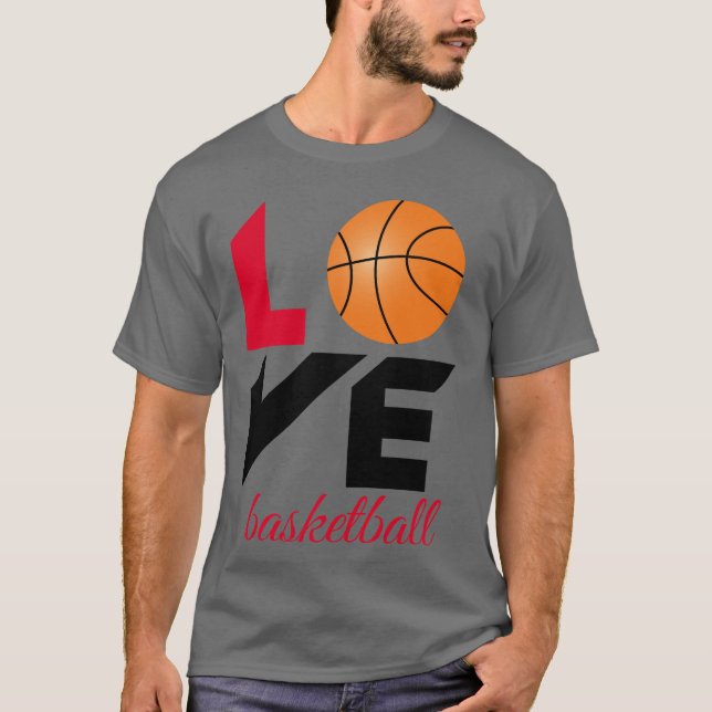 Camiseta Amor, basquete (Frente)