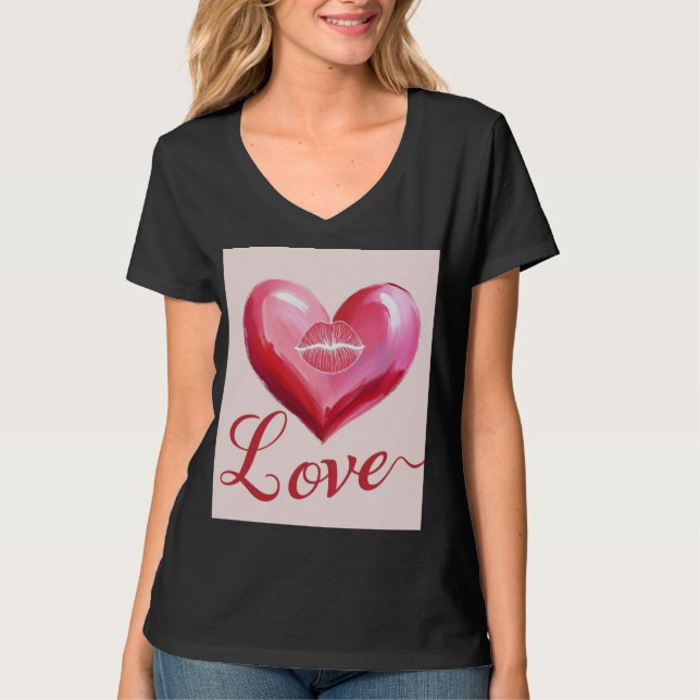 Camiseta Amor Beats from the Heart - Amor em Cada Pulso (Frente)