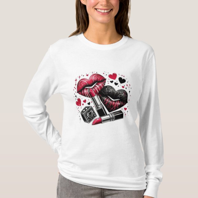 Camiseta Amor, Beijo, Romance (Frente)