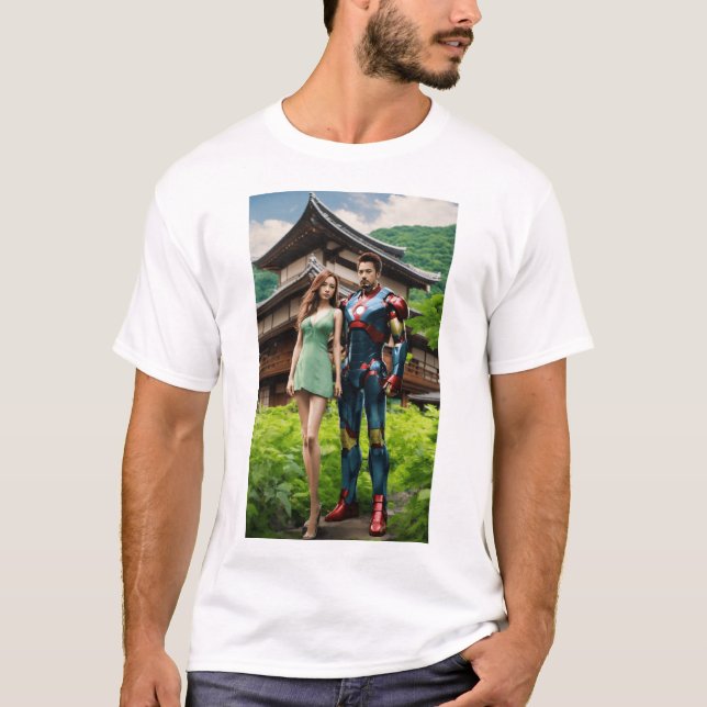 Camiseta Amor & Beleza  (Frente)