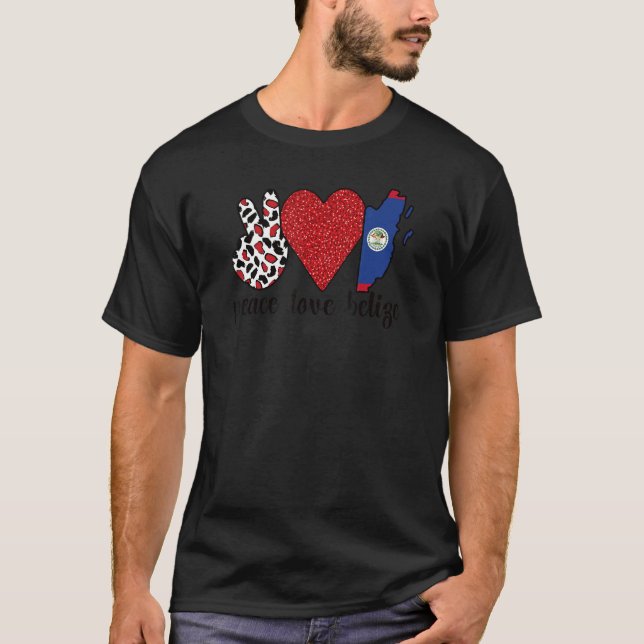 Camiseta Amor Belize Orotas Belizeanas Ortundas (Frente)