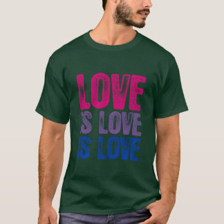 Camiseta Amor Bissexual é Amor é Amor família