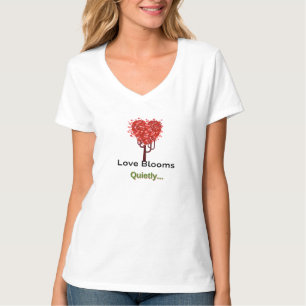 Camiseta Amor Blooms Silenciosamente - Árvore de Amor Sensí