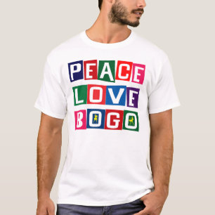 CAMISETA AMOR BOGO DA PAZ