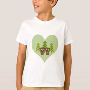 Camiseta Amor bonito do castor
