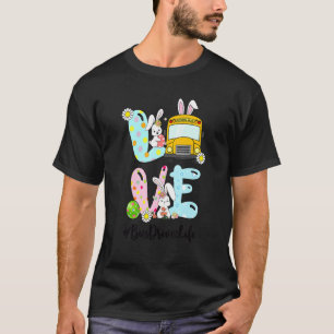 Camiseta Amor Bonito Ônibus Escolar Barramento Vida Feliz