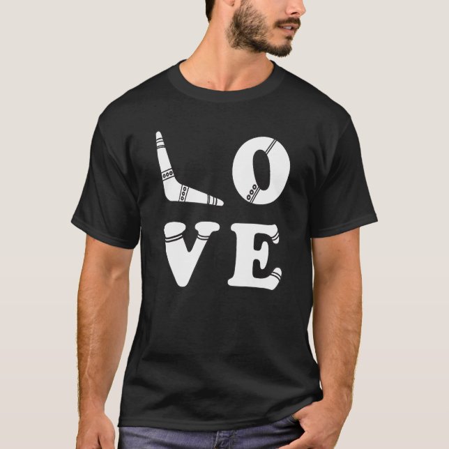 Camiseta Amor Boomerang Vintage Tradicional Boom Australian (Frente)