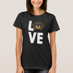 Camiseta Amor Cachorro Cachorro Raça Cachorro Proprietário