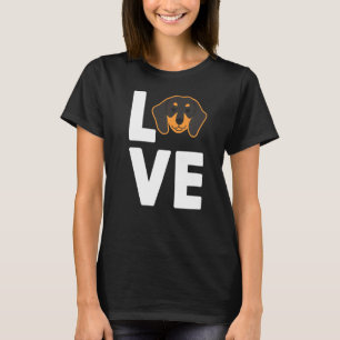 Camiseta Amor Cachorro Cachorro Raça Cachorro Proprietário