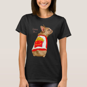 Camiseta Amor Cachorro Francês Francês Mãe Pai Cachorro Cac