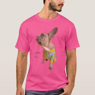Camiseta Amor Cachorro Francês Francês Mãe Pai Cachorro Cac