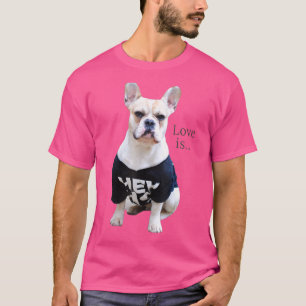 Camiseta Amor Cachorro Francês Francês Mãe Pai Cachorro Cac