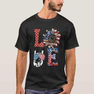 Camiseta Amor Cachorro Onu Bandeira Girassol Tie Dy