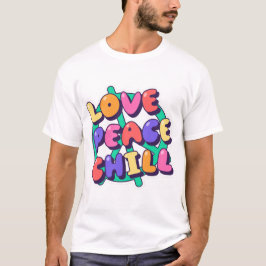 Camiseta Amor, Calafrio, Groovy Vibes Art