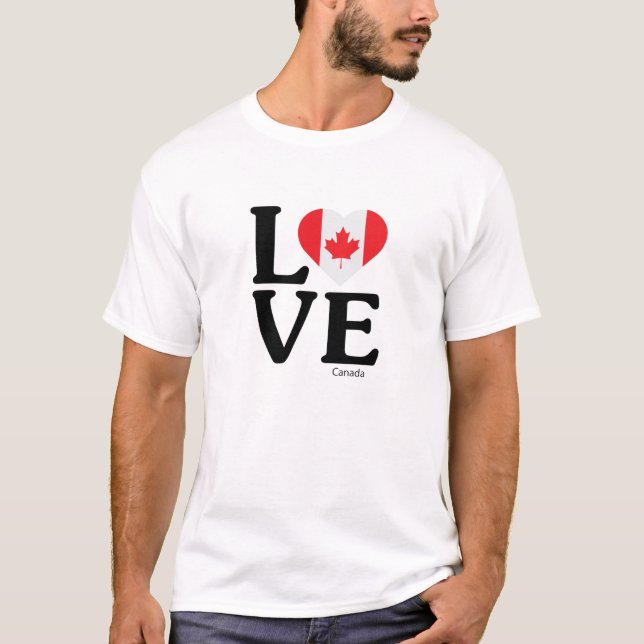 Camiseta Amor Canadá (Frente)