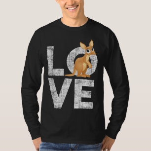 Camiseta Amor Canguru Austrália Zoológico Safari Animal