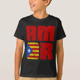 Camiseta Amor Catalão, Catalonia Estelada Flag