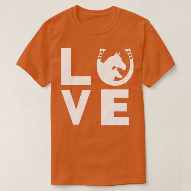 Camiseta Amor Cavalo Equestre Cavaleiro Equestre Passando P (Frente do Design)