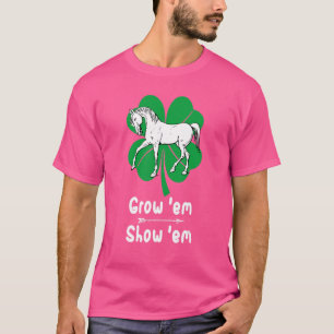 Camiseta Amor Cavalos Crescentes Mostrando Gado