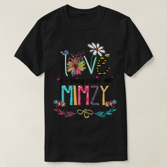 Camiseta Amor Chamado Feliz dia de as mães Mimzy (Frente do Design)