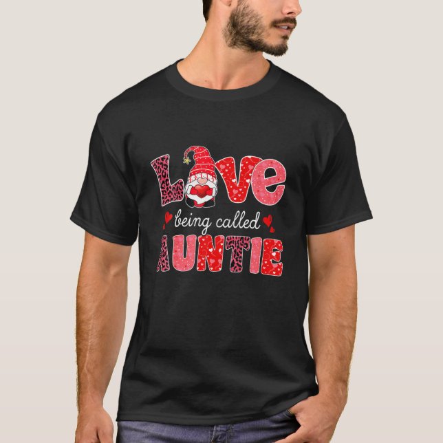 Camiseta Amor Chamado Tia Gnomo Namorados Correspondente (Frente)