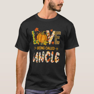 Camiseta Amor Chamado Tio Pumpkin Fall Deixa Obrigados