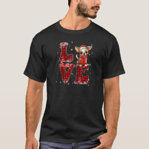 Camiseta Amor Chihuahua Feia Natal Para Mulheres Homens Cri