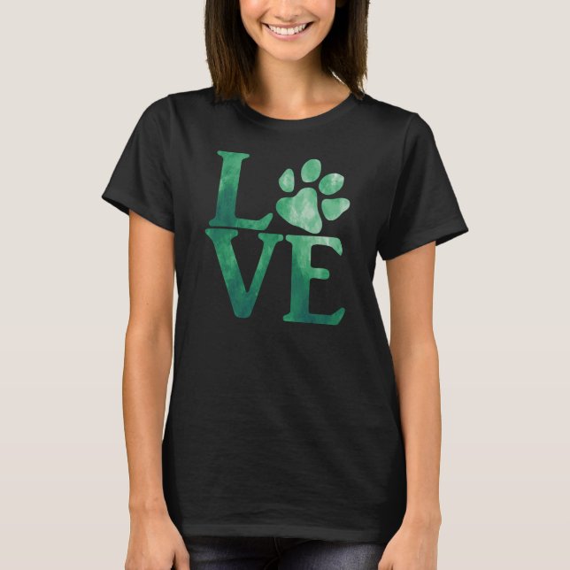 Camiseta Amor Clássico Verde (Frente)