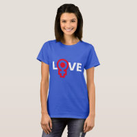 AMOR Código de gênero feminino personalizável no e
