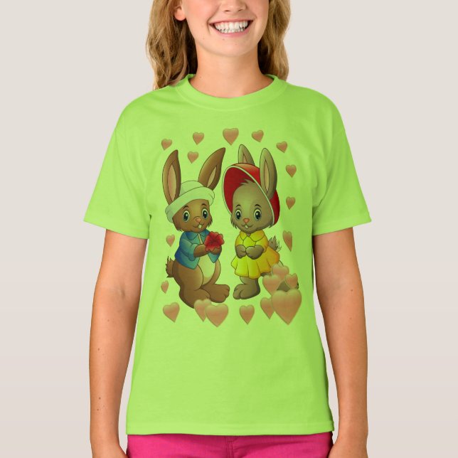 Camiseta Amor coelho (Frente)