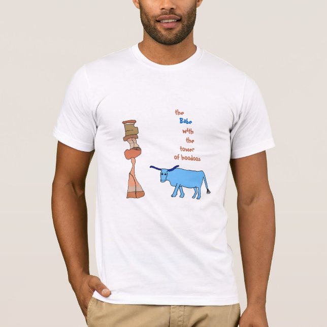 Camiseta Amor com a Torre de Hoodoos roupa (Frente)
