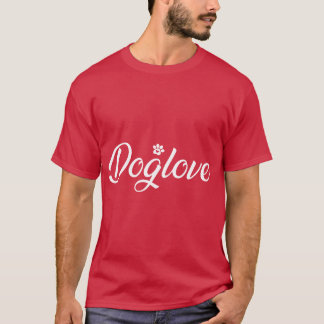 Camiseta Amor com Cachorro Pata Cachorros retro amigos